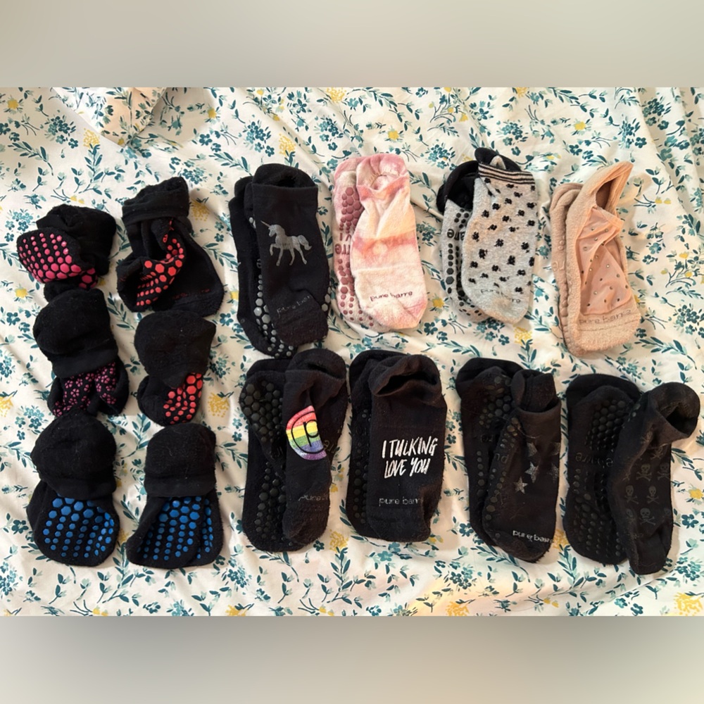 Pure Barre Ankle Socks Bundle - Medium